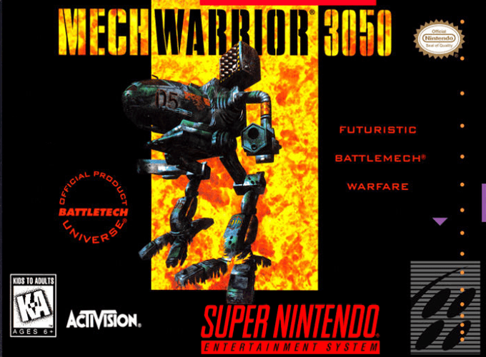 Mechwarrior 3050 box art
