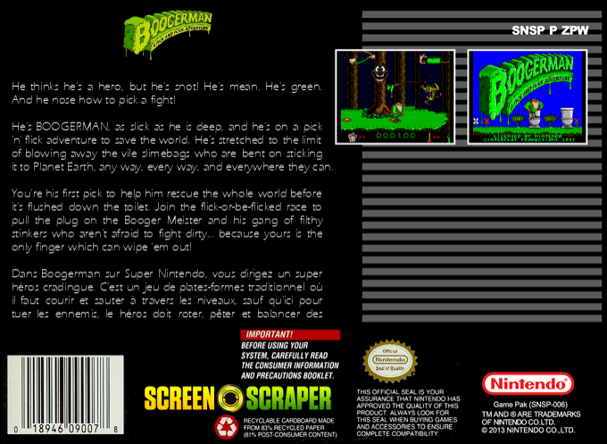 Boogerman - A Pick And Flick Adventure — box-2D-back (SS)