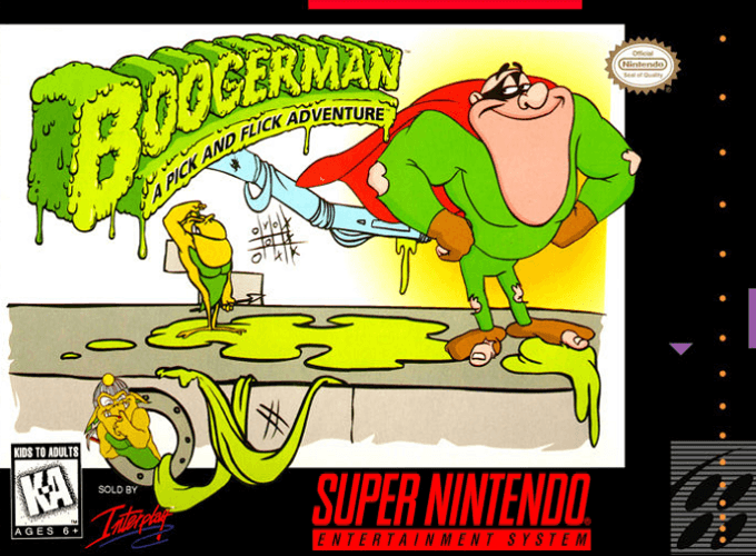 Boogerman - A Pick And Flick Adventure box art