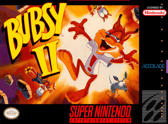 Bubsy 2 box art