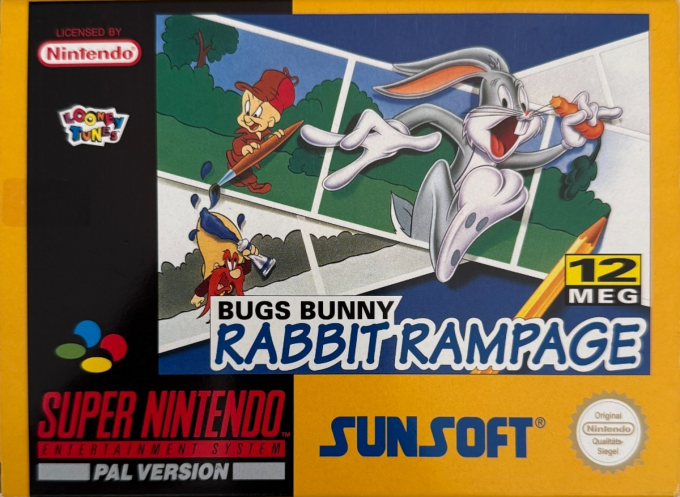 Bugs Bunny - Rabbit Rampage — box-2D (DE)