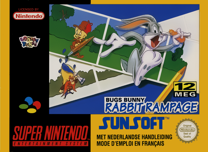 Bugs Bunny - Rabbit Rampage — box-2D (EU)