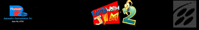 Earthworm Jim 2 — box-2D-side (US)
