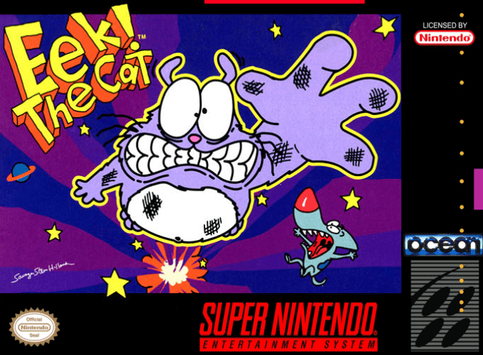 Eek! The Cat box art