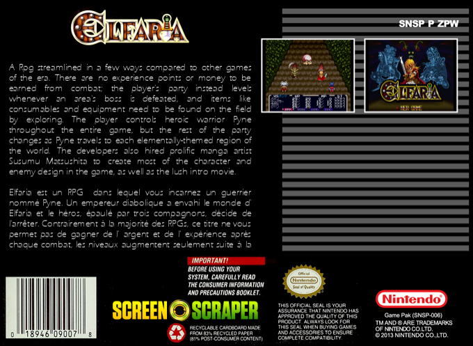 Elfaria - The Isle Of The Blest — box-2D-back (SS)