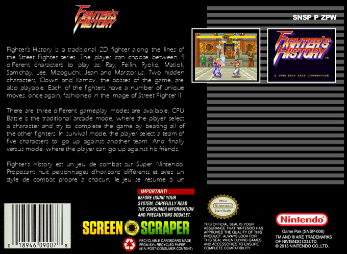 Fighter's History — box-2D-back (SS)