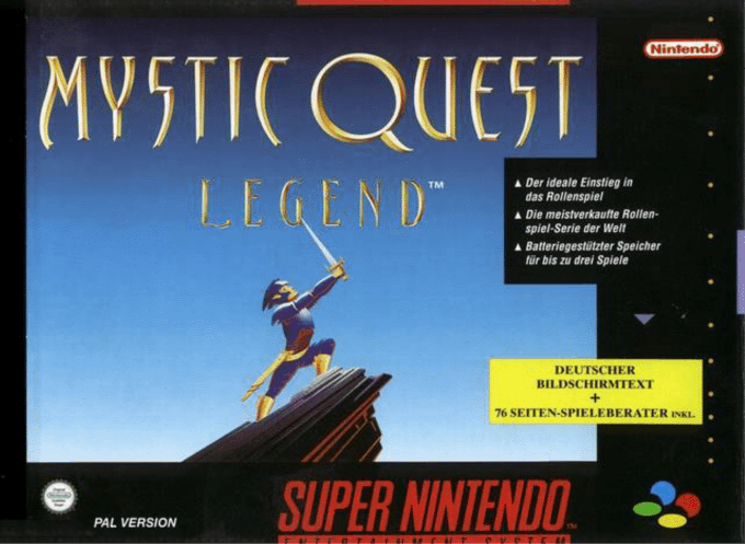Mystic Quest Legend — box-2D (DE)