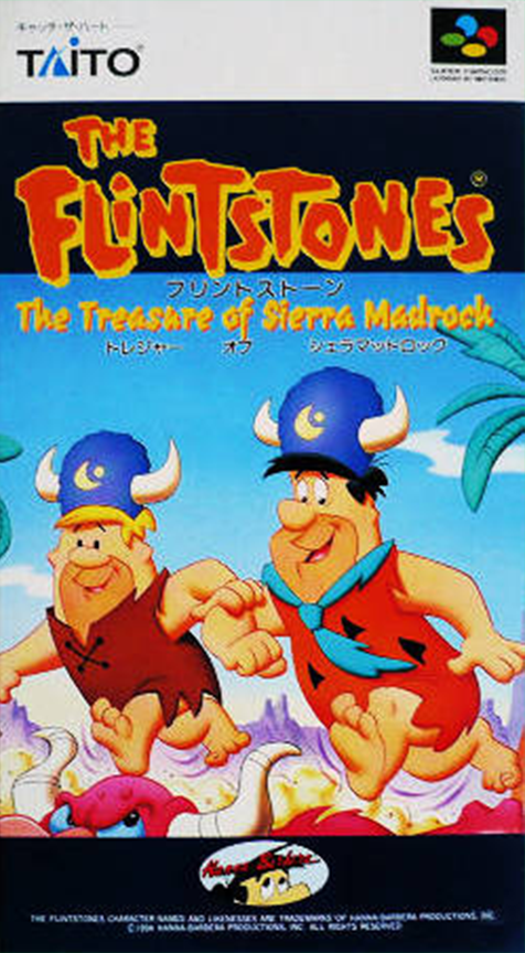 The Flintstones : The Treasure of Sierra Madrock — box-2D (JP)