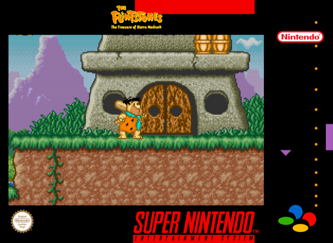 The Flintstones : The Treasure of Sierra Madrock — box-2D (SS)