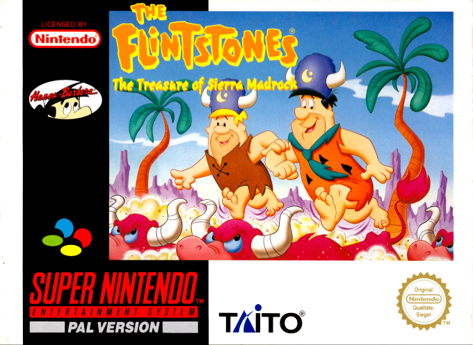 The Flintstones : The Treasure of Sierra Madrock — box-2D (DE)