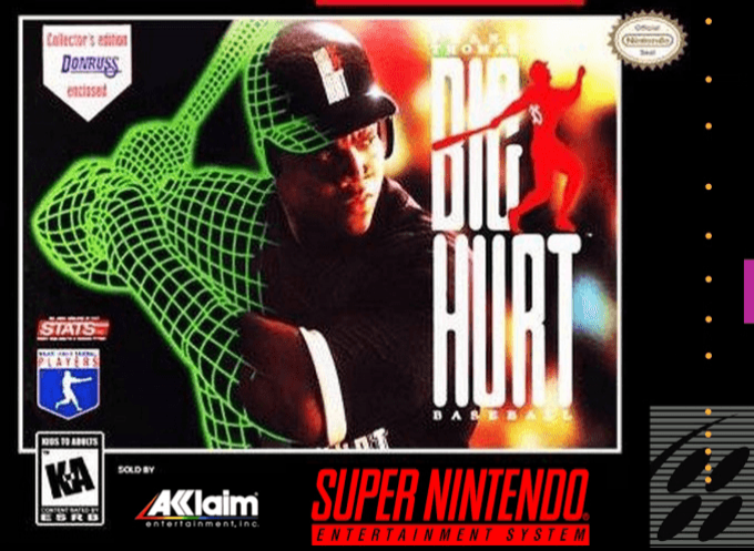 Frank Thomas Big Hurt Baseball box art