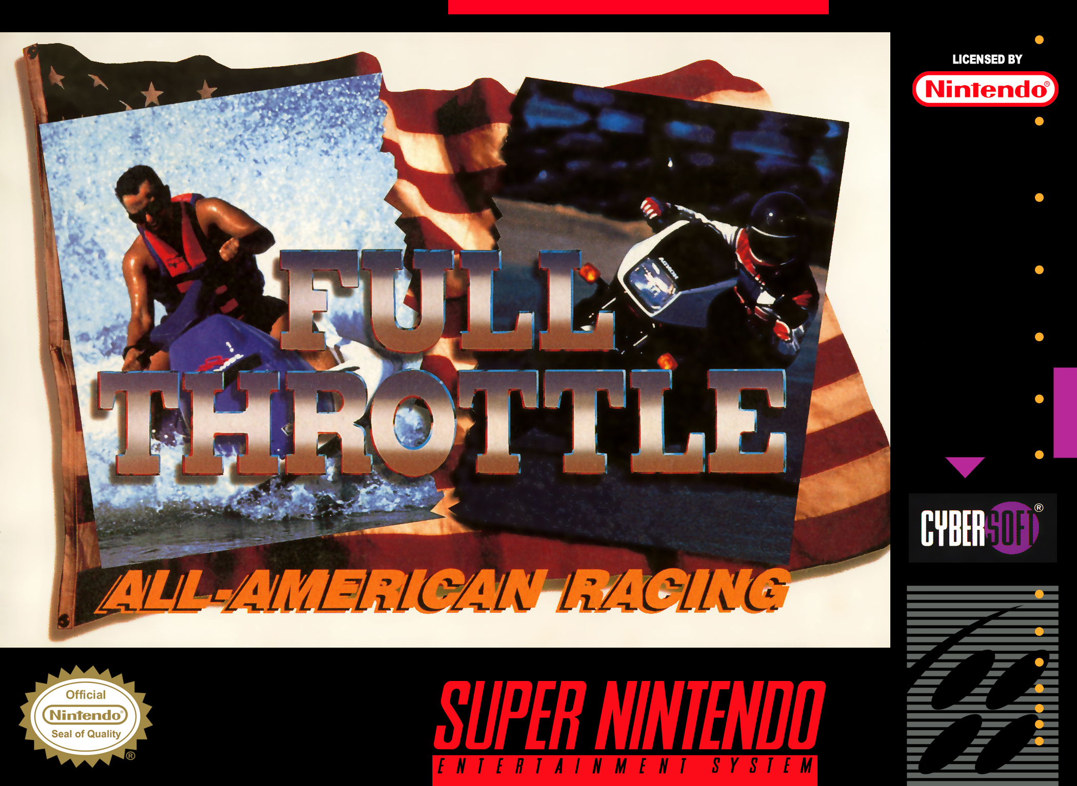 Full Throttle - All-american Racing box art
