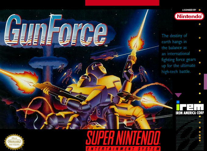 Gunforce - Battle Fire Engulfed Terror Island box art