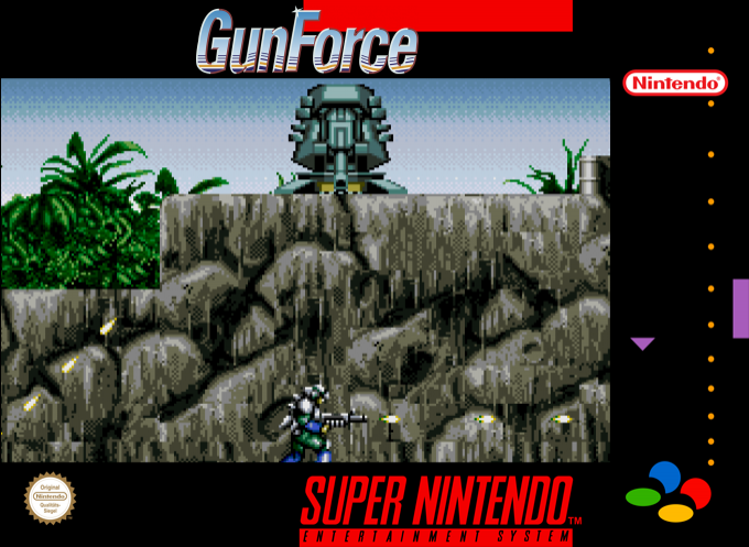 Gunforce - Battle Fire Engulfed Terror Island — box-2D (SS)