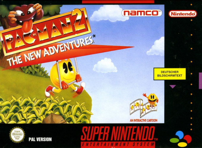 Pac-man 2 - The New Adventures — box-2D (DE)
