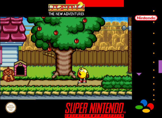 Pac-man 2 - The New Adventures — box-2D (SS)