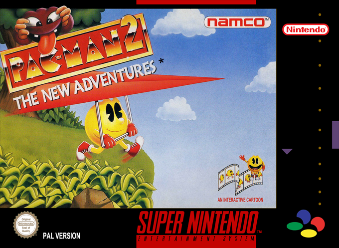 Pac-man 2 - The New Adventures — box-2D (EU)