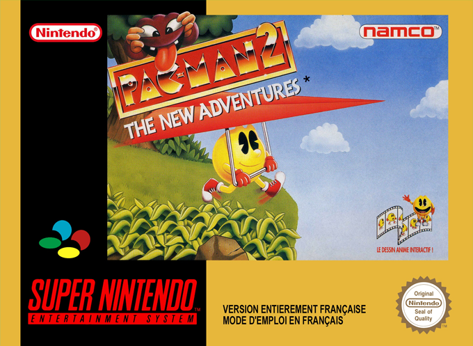 Pac-man 2 - The New Adventures — box-2D (FR)
