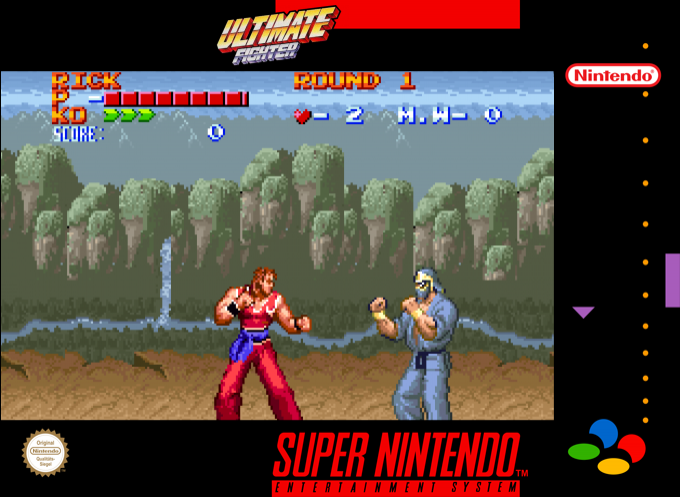 Ultimate Fighter — box-2D (SS)
