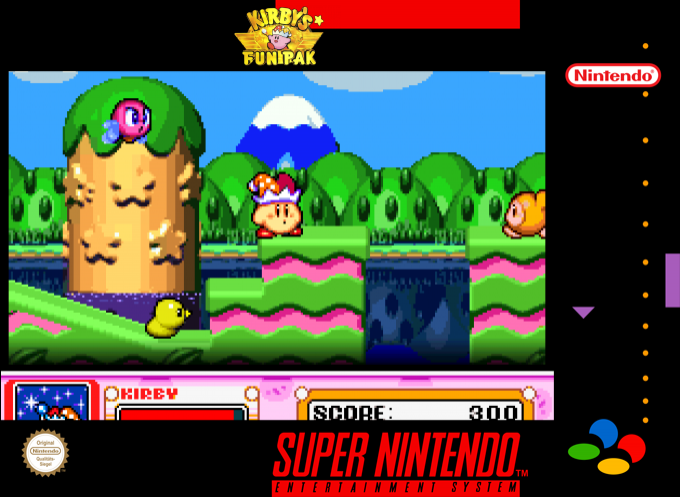 Kirby's Fun Pak — box-2D (SS)