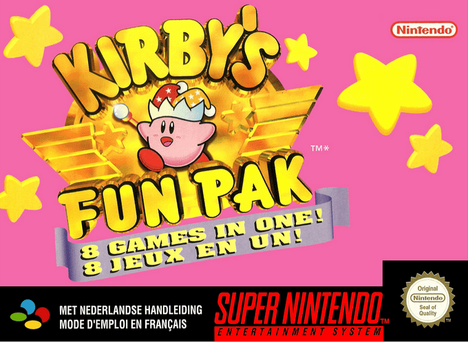 Kirby's Fun Pak — box-2D (EU)