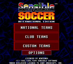 International Sensible Soccer - World Champions — sstitle (WOR)
