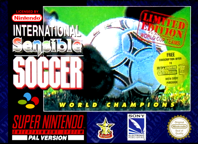 International Sensible Soccer - World Champions box art