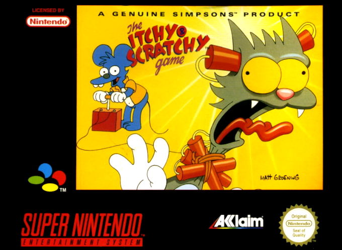 The Itchy & Scratchy Game — box-2D (EU)