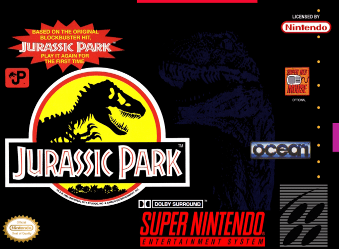 Jurassic Park box art