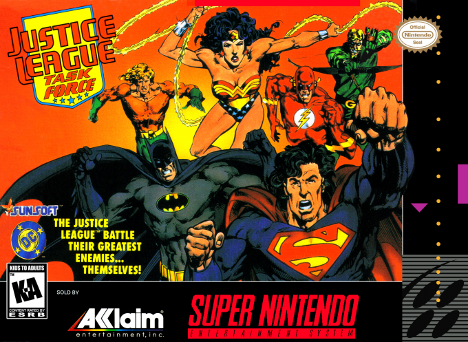 Justice League Task Force box art