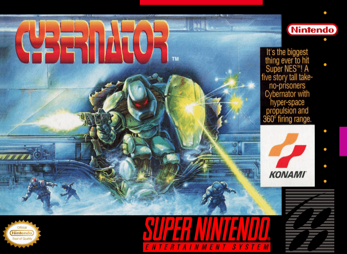 Cybernator box art
