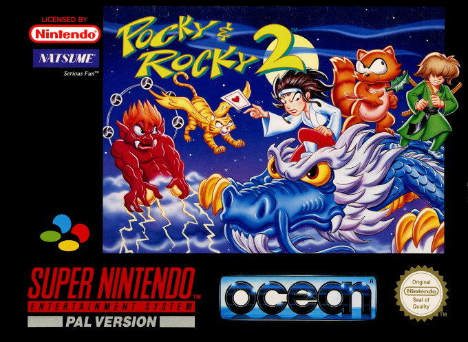 Pocky And Rocky 2 — box-2D (EU)