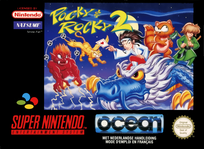 Pocky And Rocky 2 — box-2D (FR)