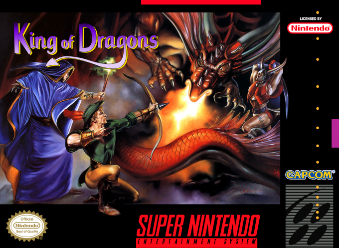 King Of Dragons, The box art