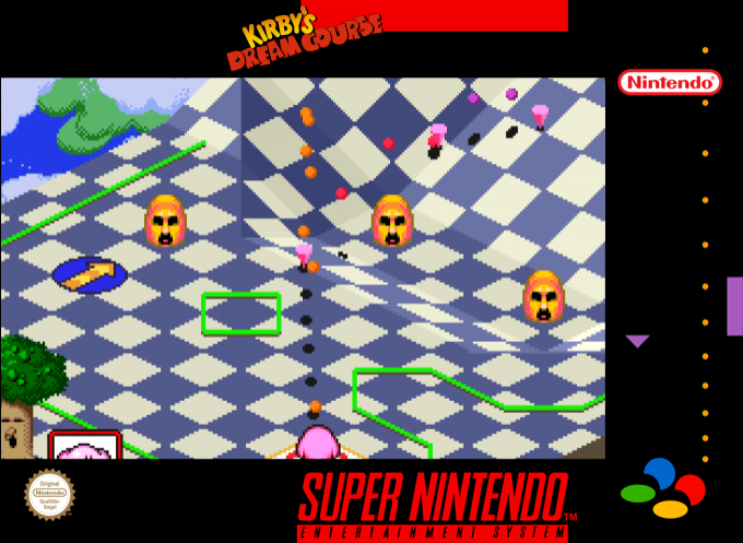 Kirby's Dream Course — box-2D (SS)