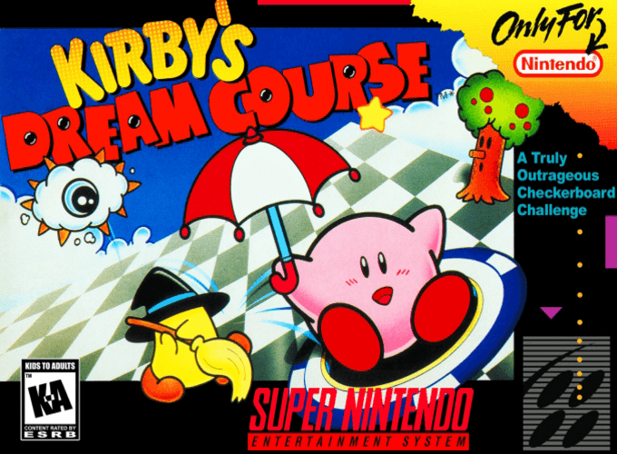 Kirby's Dream Course box art