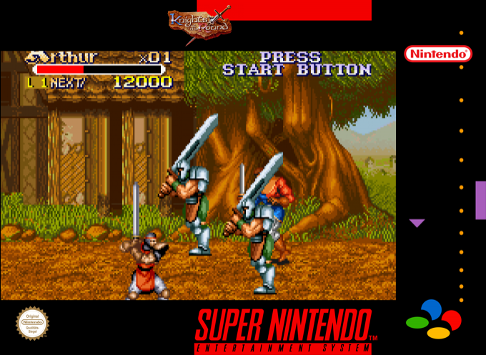 Knights Of The Round — box-2D (SS)