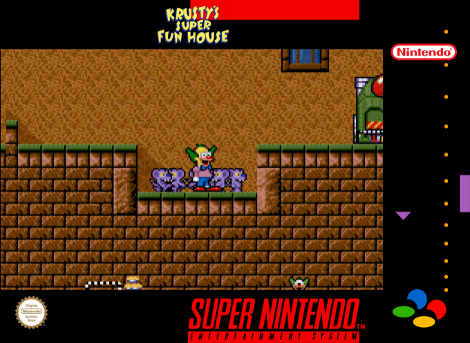 Krusty's Super Fun House — box-2D (SS)