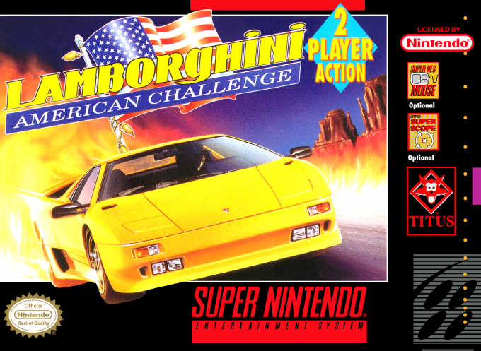 Lamborghini - American Challenge box art