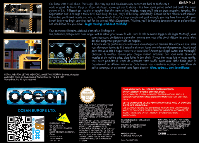 Lethal Weapon — box-2D-back (EU)