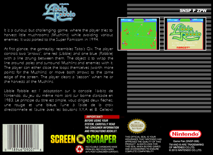 Libble Rabble — box-2D-back (SS)