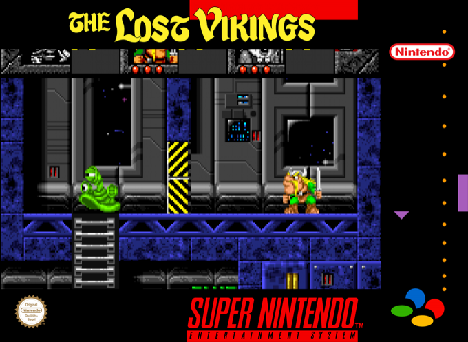 Lost Vikings, The — box-2D (SS)