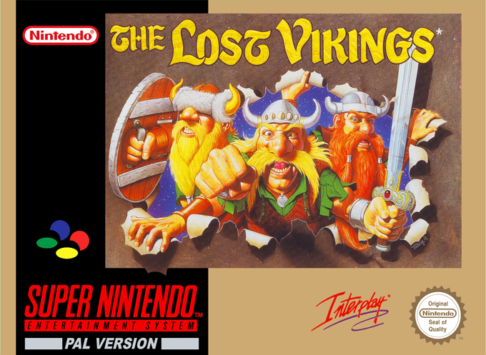 Lost Vikings, The — box-2D (EU)