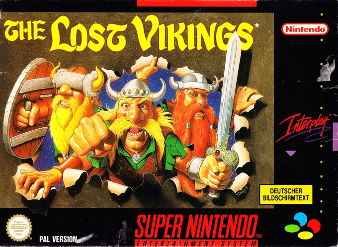 Lost Vikings, The — box-2D (DE)
