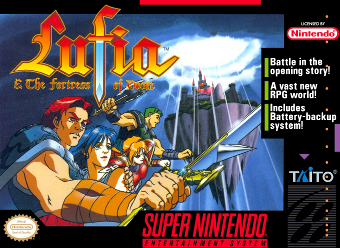 Lufia And The Fortress Of Doom box art