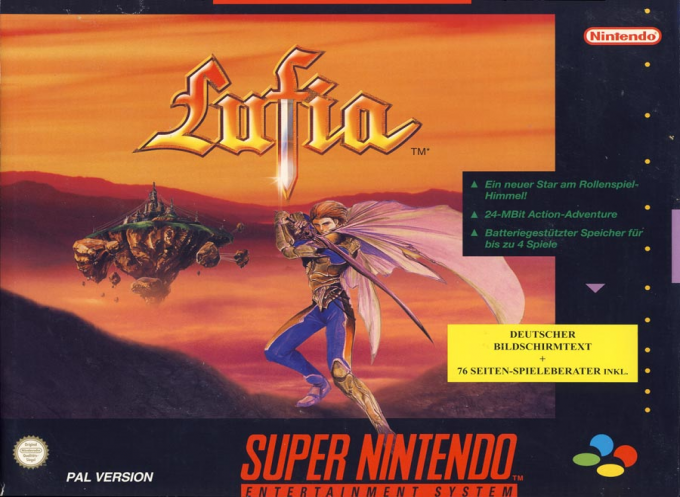 Lufia 2 - Rise Of The Sinistrals — box-2D (DE)
