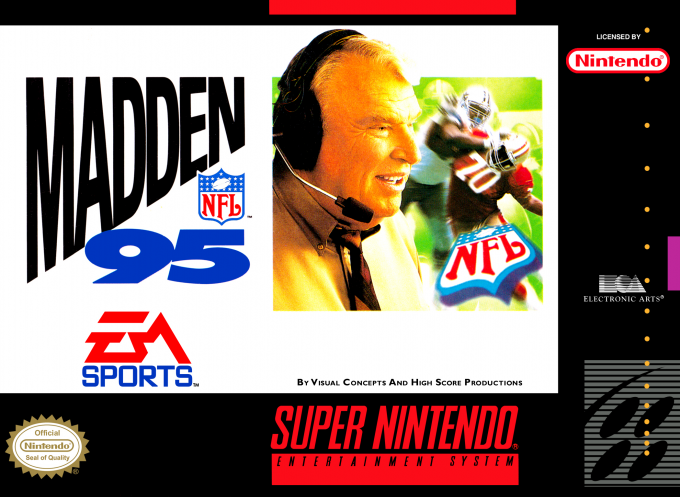 Madden Nfl 95 box art