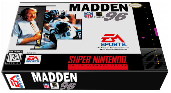 Madden Nfl 96 — box-3D (US)