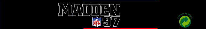 Madden NFL 97 — box-2D-side (SS)
