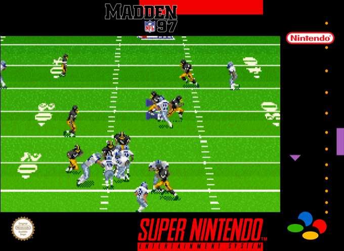 Madden NFL 97 — box-2D (SS)